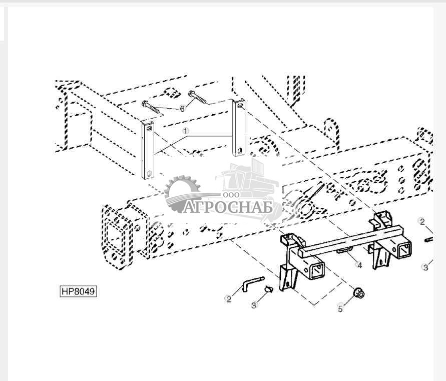 Chaff Spreader Mounting Support 